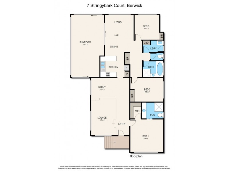 7 Stringybark Court, Berwick VIC 3806 Floorplan