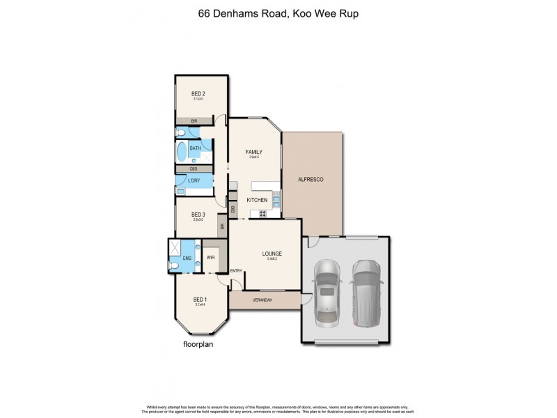 66 Denhams Road, Koo Wee Rup VIC 3981 Floorplan