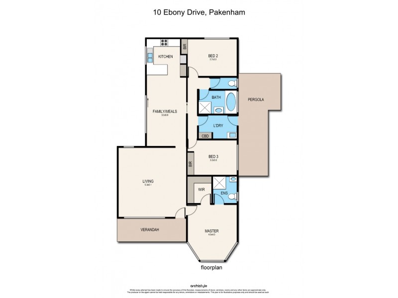 10 Ebony Drive, Pakenham VIC 3810 Floorplan