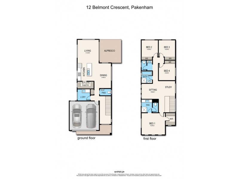 12 Belmont Crescent, Pakenham VIC 3810 Floorplan