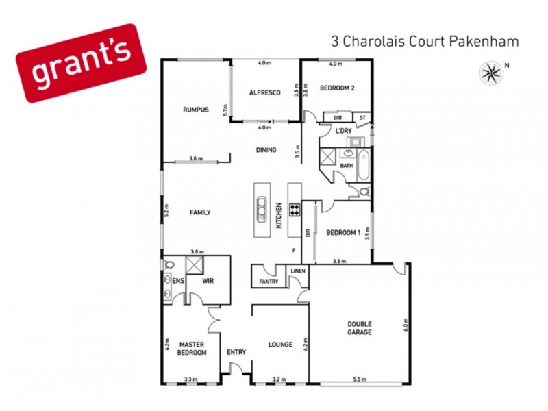 3 Charolais Court, Pakenham VIC 3810 Floorplan