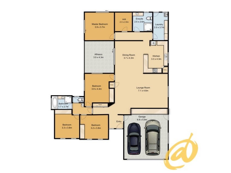 87 Dannenberg Street, Carseldine QLD 4034 Floorplan