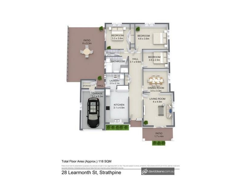 28 Learmonth Street, Strathpine QLD 4500 Floorplan