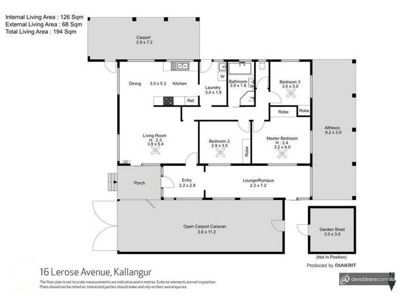 16 Lerose Avenue, Kallangur QLD 4503 Floorplan