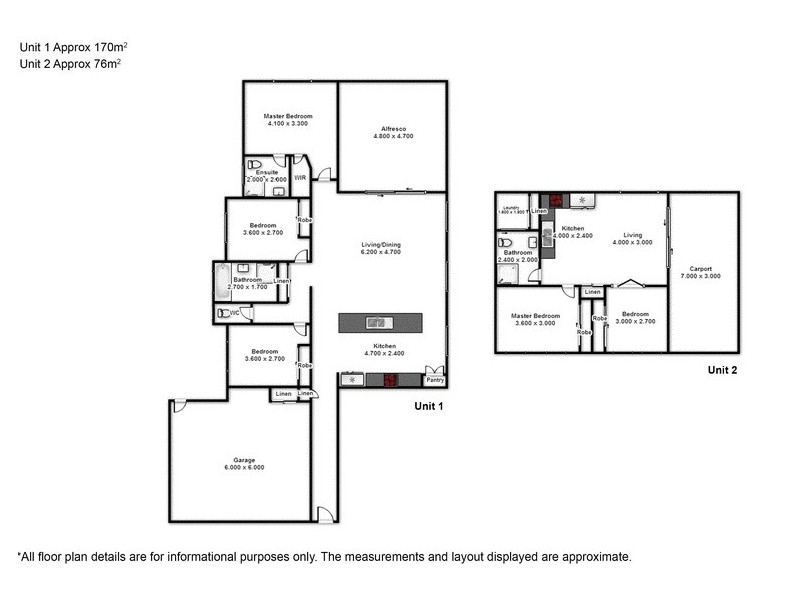 1/14 and 2/14 Oakwood Road, Warner QLD 4500 Floorplan