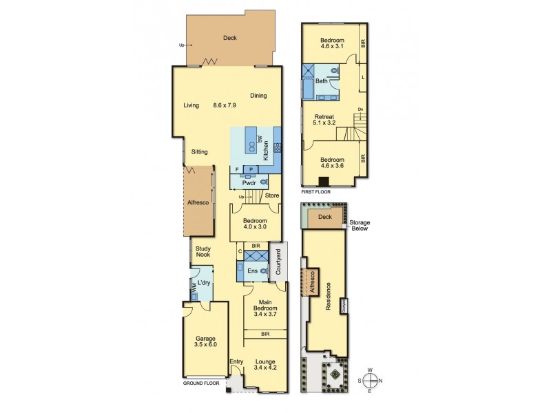 64A Vernon Street, South Kingsville VIC 3015 Floorplan