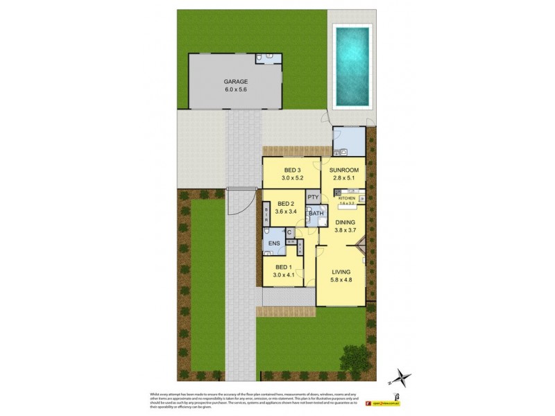 69 Saltley Street, South Kingsville VIC 3015 Floorplan