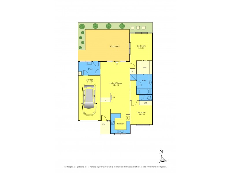 2/35 Maddox Road, Newport VIC 3015 Floorplan