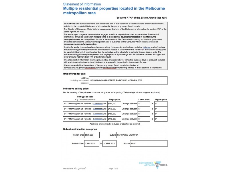 3/117 Manningham Street, Parkville VIC 3052