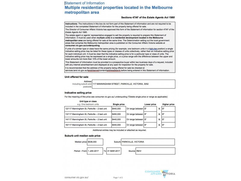 12/117 Manningham Street, Parkville VIC 3052