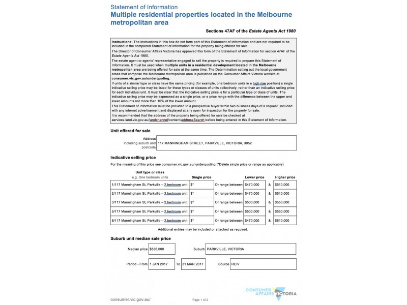 117 Manningham Street, Parkville VIC 3052