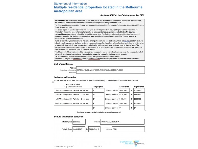 117 Manningham Street, Parkville VIC 3052