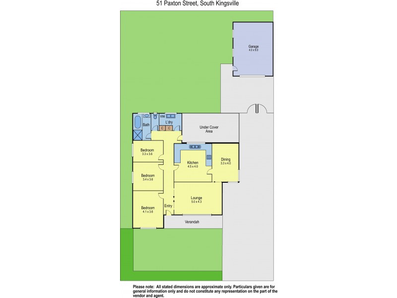 51 Paxton Street, South Kingsville VIC 3015 Floorplan