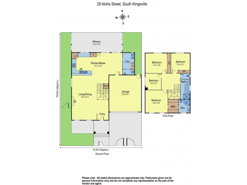 28 Aloha Street, South Kingsville VIC 3015 Floorplan