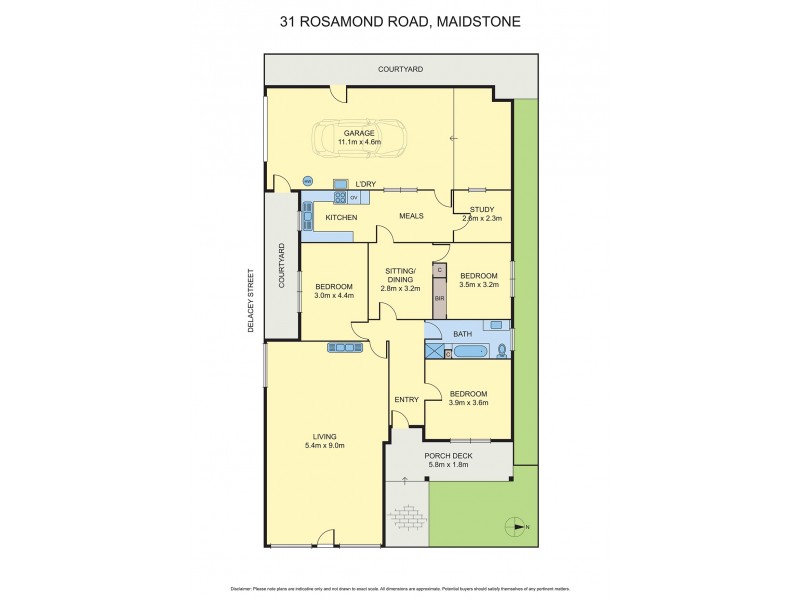 31 Rosamond Road, Maidstone VIC 3012 Floorplan