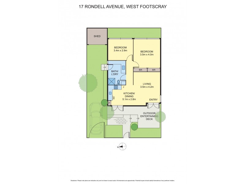17 Rondell Avenue, West Footscray VIC 3012 Floorplan