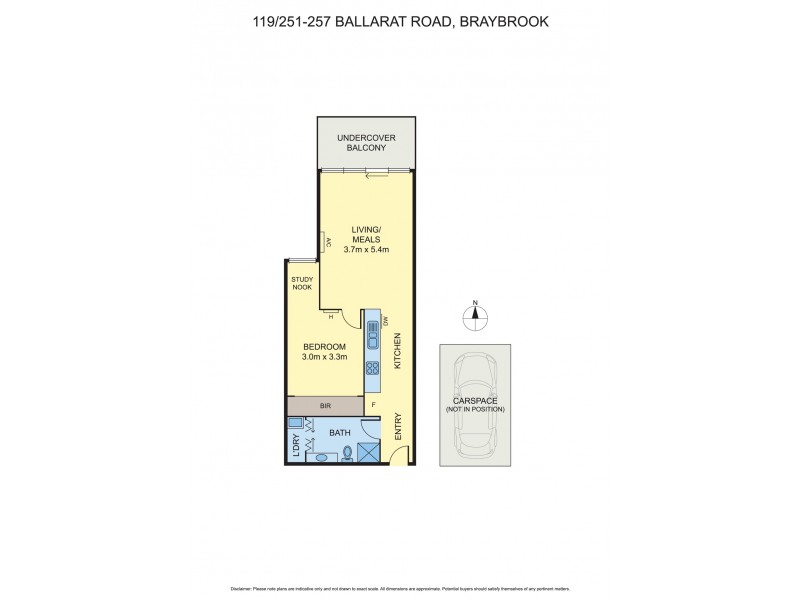 119/251-257 Ballarat Road, Braybrook VIC 3019 Floorplan