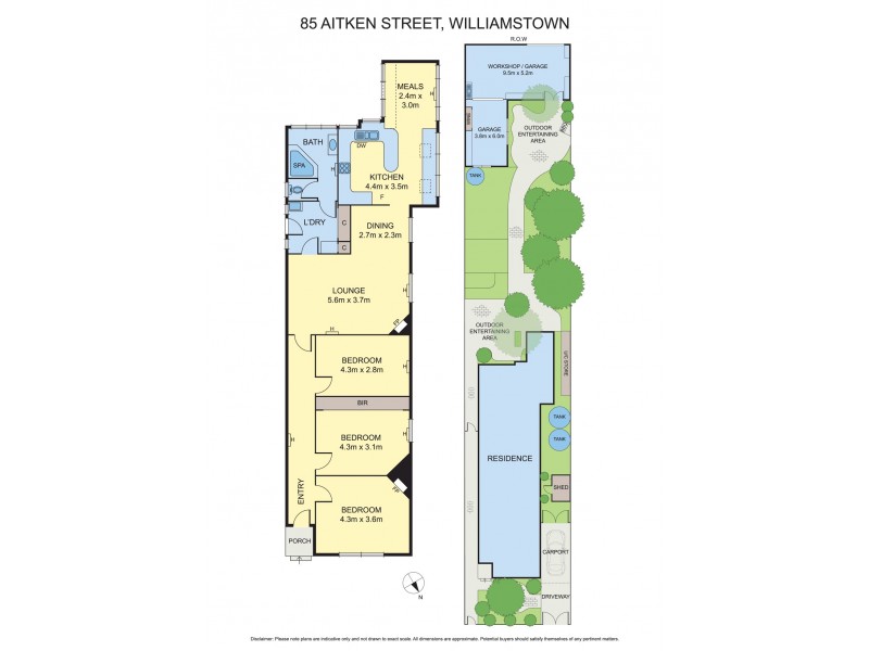 85 Aitken Street, Williamstown VIC 3016 Floorplan
