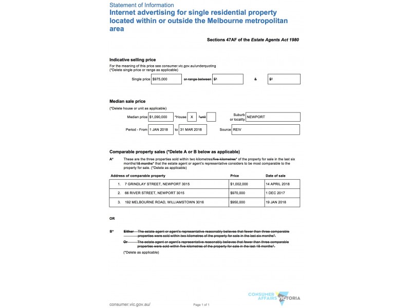 123 North Road, Newport VIC 3015