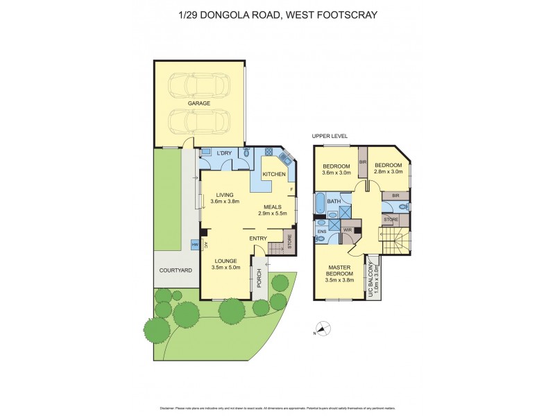 1/29 Dongola Road, West Footscray VIC 3012 Floorplan