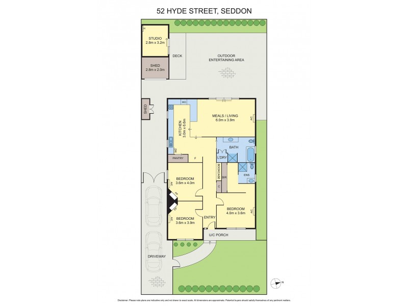 52 Hyde Street, Seddon VIC 3011 Floorplan