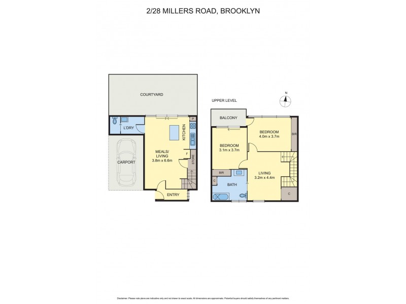 2/28 Millers Road, Brooklyn VIC 3012 Floorplan