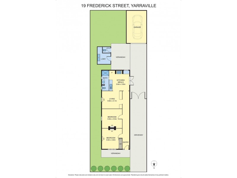 19 Frederick Street, Yarraville VIC 3013 Floorplan