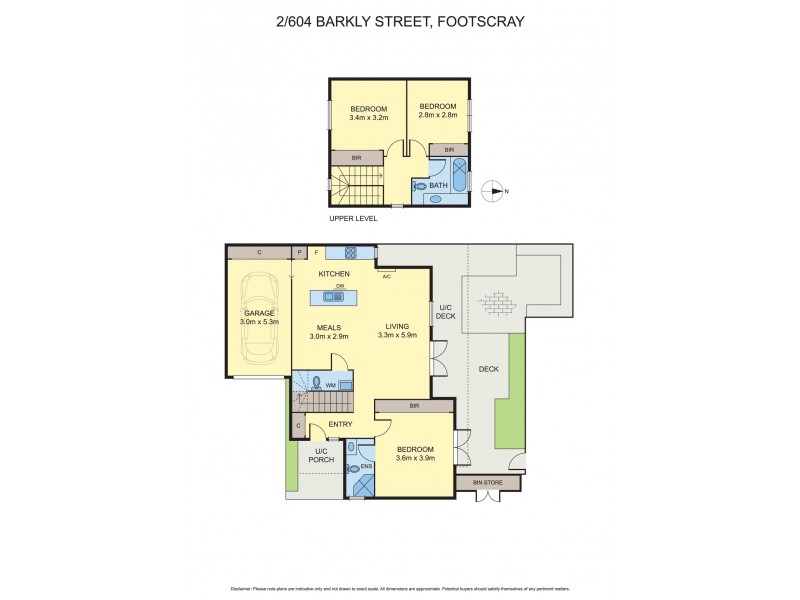 2/604 Barkly Street, West Footscray VIC 3012 Floorplan