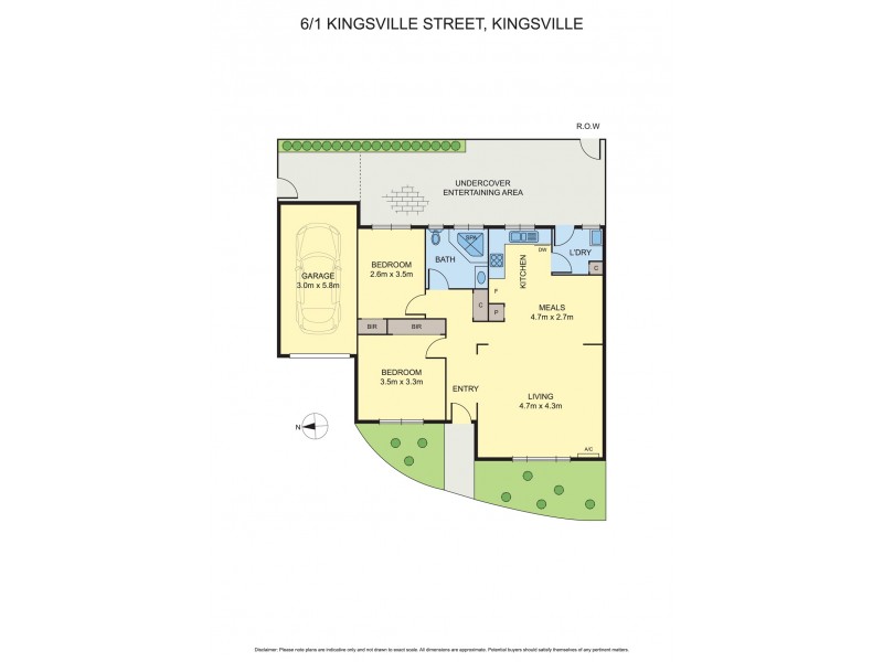 6/1 Kingsville Street, Kingsville VIC 3012 Floorplan