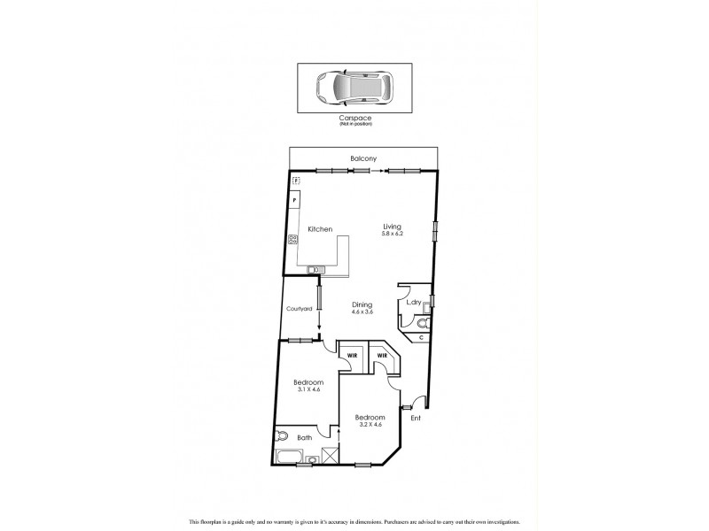 4/78 Douglas Parade, Williamstown VIC 3016 Floorplan