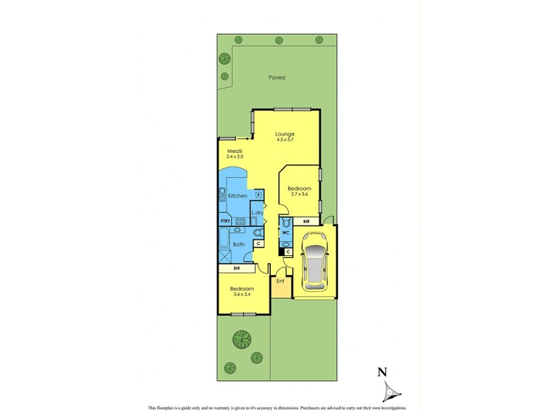 62 Aloha Street, South Kingsville VIC 3015 Floorplan