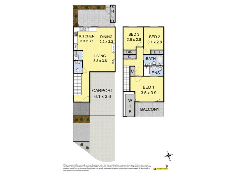 18 Park Avenue, West Footscray VIC 3012 Floorplan