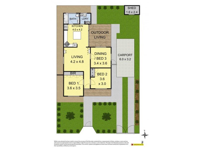 4 Brunel Street, South Kingsville VIC 3015 Floorplan