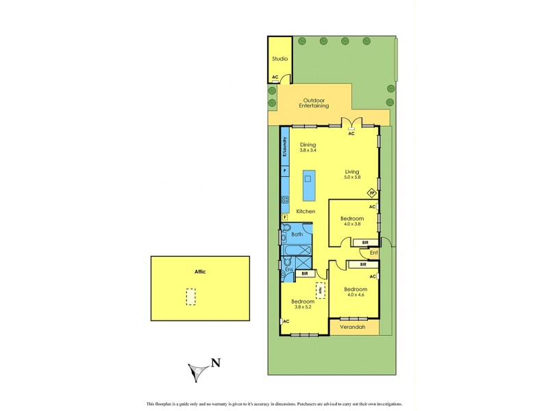 130 Chirnside Street, Kingsville VIC 3012 Floorplan