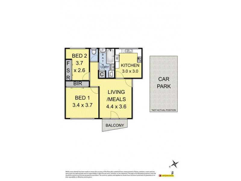 21/18 Station Road, Williamstown VIC 3016 Floorplan