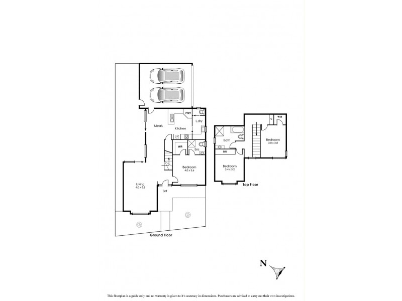 1/50 Conifer Avenue, Brooklyn VIC 3012 Floorplan