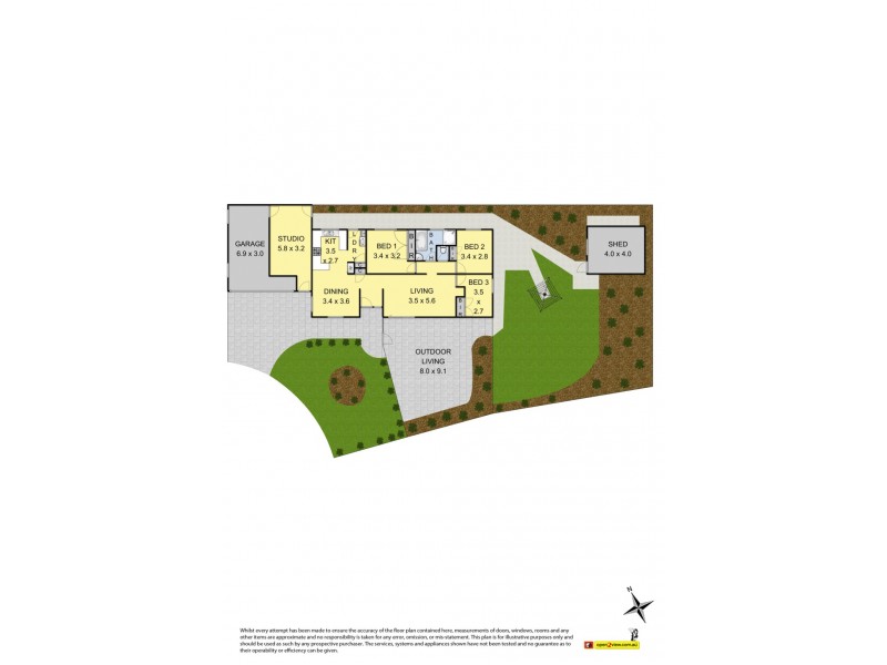 8 Stanton Court, Seabrook VIC 3028 Floorplan