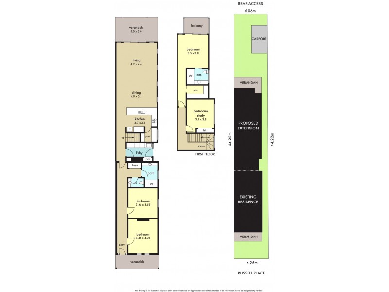 54 Russell Place, Williamstown VIC 3016 Floorplan