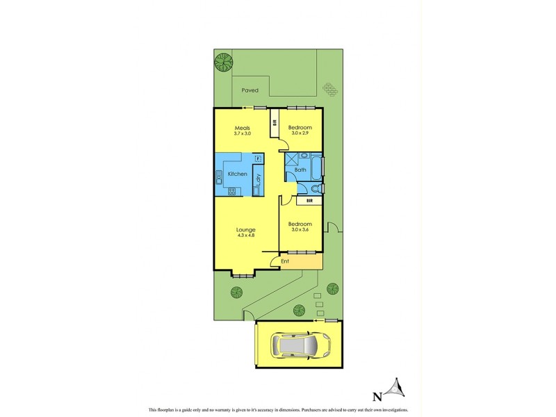 4/17 Tongue Street, Yarraville VIC 3013 Floorplan