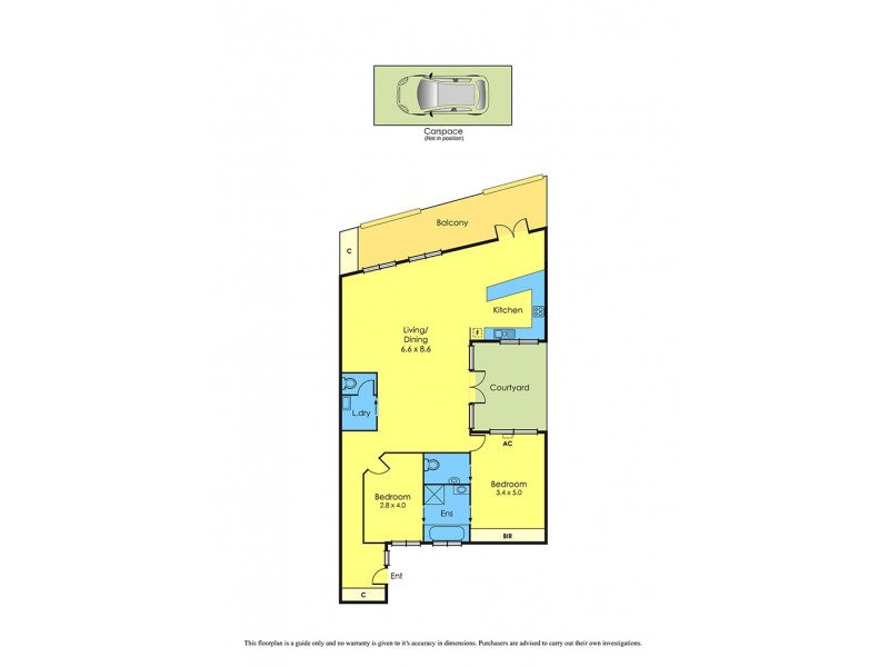 6/78-88 Douglas Parade, Williamstown VIC 3016 Floorplan