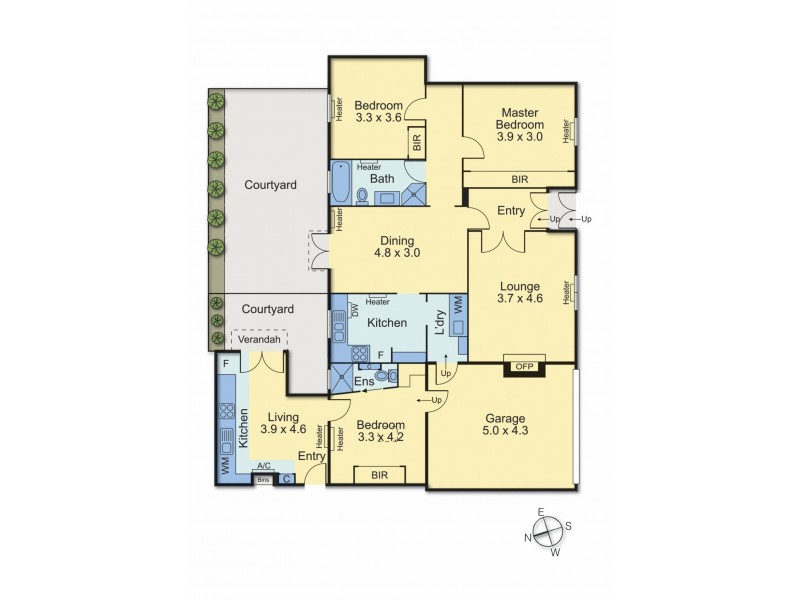 1 Dickson Street, Kingsville VIC 3012 Floorplan