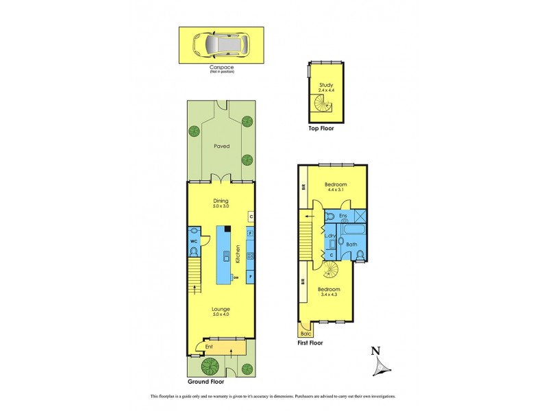 1/42 Simpson Street, Yarraville VIC 3013 Floorplan