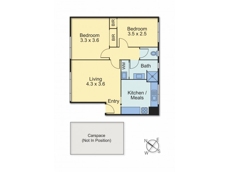 1/65 Melbourne Road, Williamstown VIC 3016 Floorplan