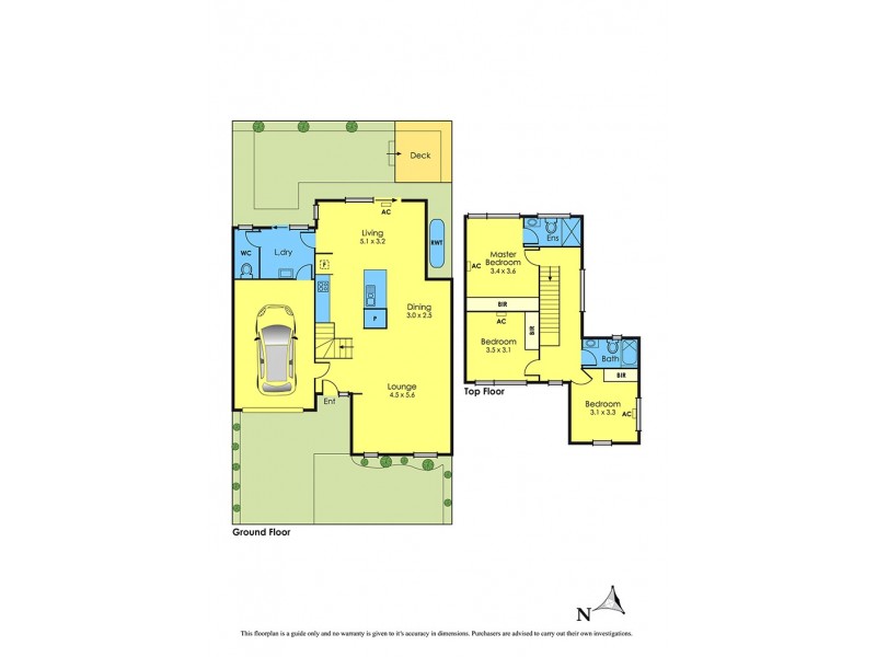 3/10 Cala Street, West Footscray VIC 3012 Floorplan