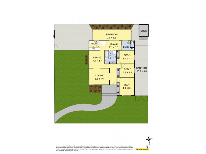 1 Dunedin Street, Maidstone VIC 3012 Floorplan