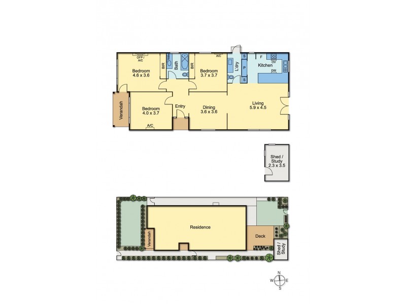 73 Bayview Road, Yarraville VIC 3013 Floorplan