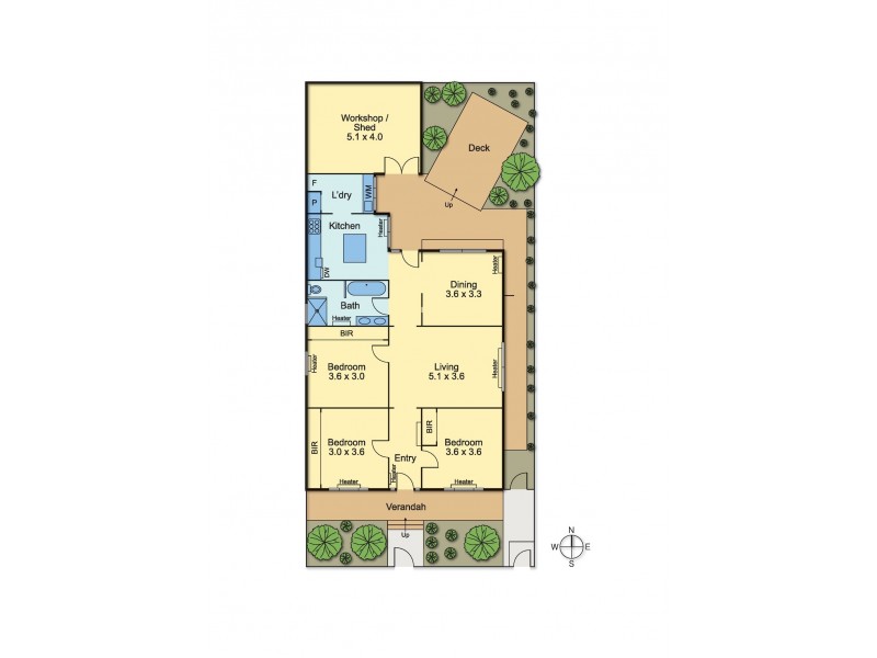 2 Forrest Street, Yarraville VIC 3013 Floorplan