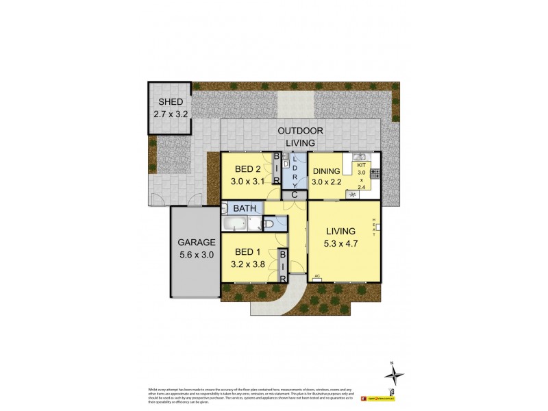2/32 David Street, Altona VIC 3018 Floorplan