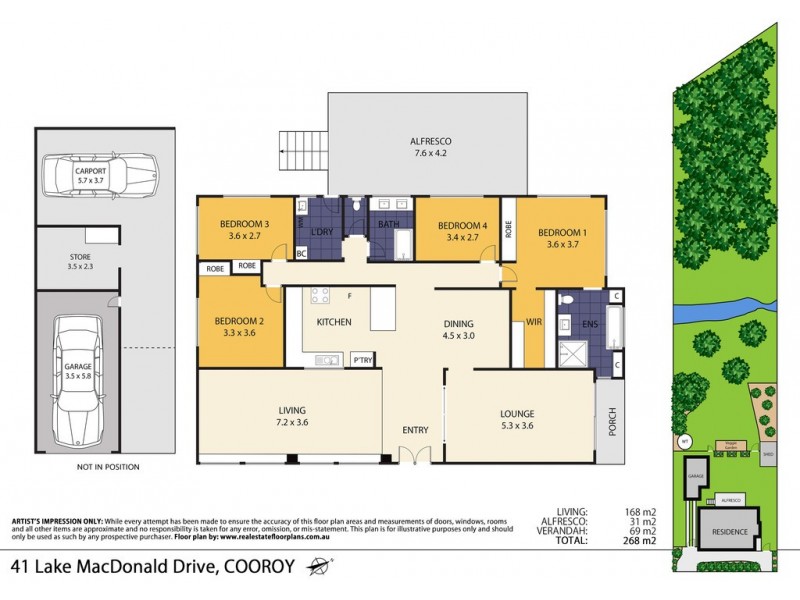 41 Lake MacDonald Drive, Cooroy QLD 4563 Floorplan