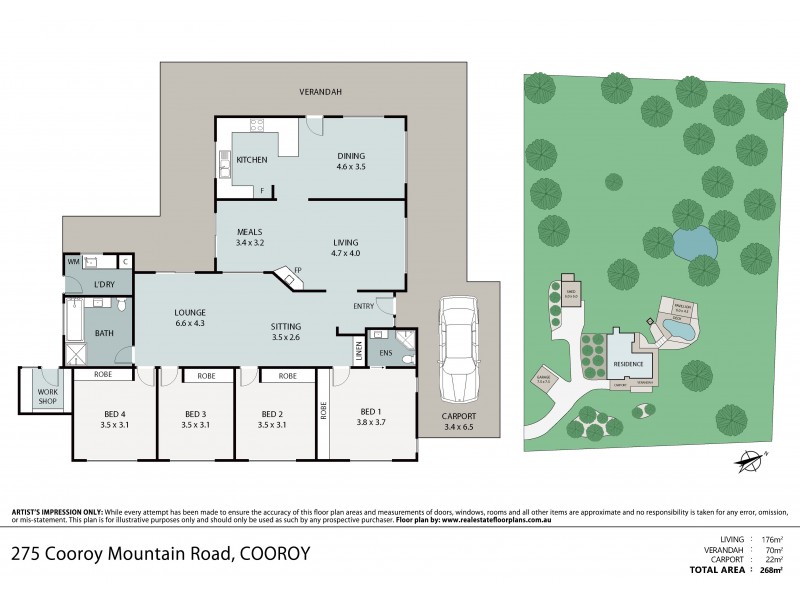 275 Cooroy Mountain Road, Cooroy Mountain QLD 4563 Floorplan